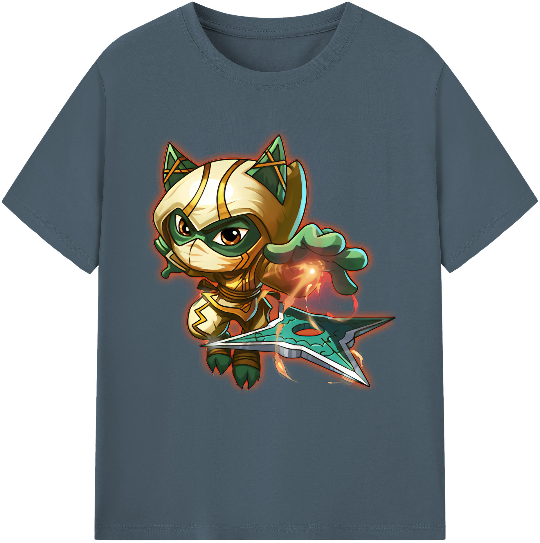 リーグ・オブ・レジェンド League of Legends LOL 綿100％半袖Tシャツ（フロントプリント）